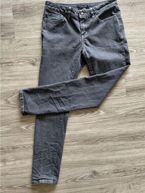 Prana Dark Gray Skinny Jeans Mid Rise Size 4/27